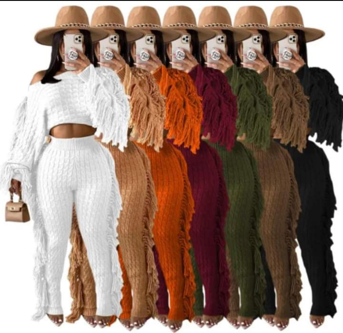 WHAT'S BETTER THAN ME FRINGE OUTFIT